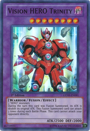 Vision Hero Trinity [GENF-EN091] Super Rare | Clutch Gaming