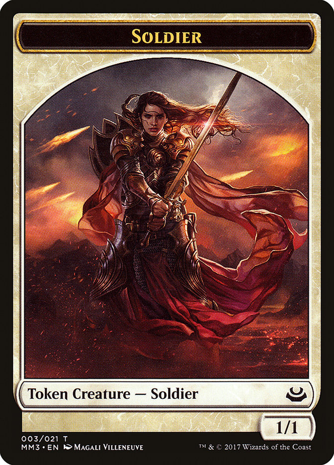 Soldier Token (003/021) [Modern Masters 2017 Tokens] | Clutch Gaming