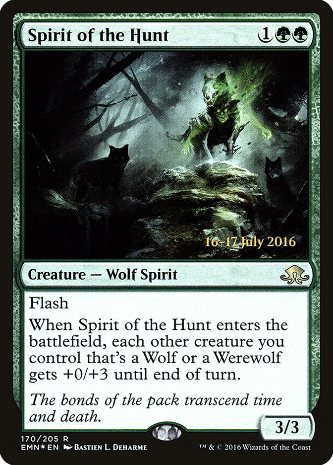 Spirit of the Hunt [Eldritch Moon Prerelease Promos] | Clutch Gaming