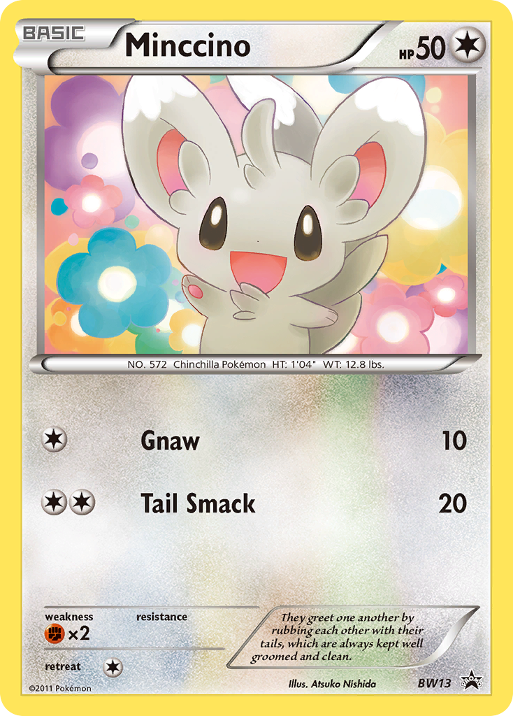 Minccino (BW13) (Cracked Ice Holo) [Black & White: Black Star Promos] | Clutch Gaming