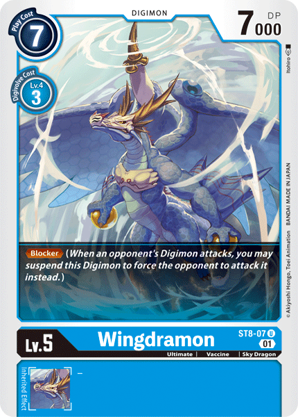 Wingdramon [ST8-07] [Starter Deck: Ulforce Veedramon] | Clutch Gaming