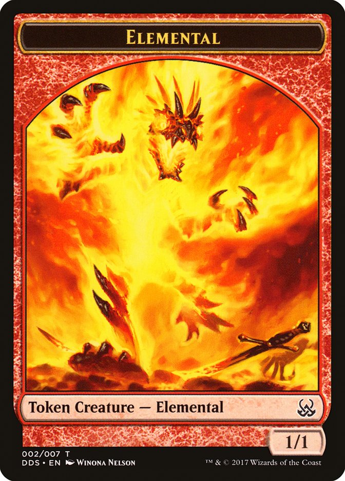 Elemental Token [Duel Decks: Mind vs. Might Tokens] | Clutch Gaming