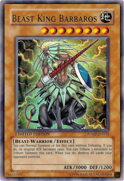 Beast King Barbaros [JUMP-EN032] Ultra Rare | Clutch Gaming