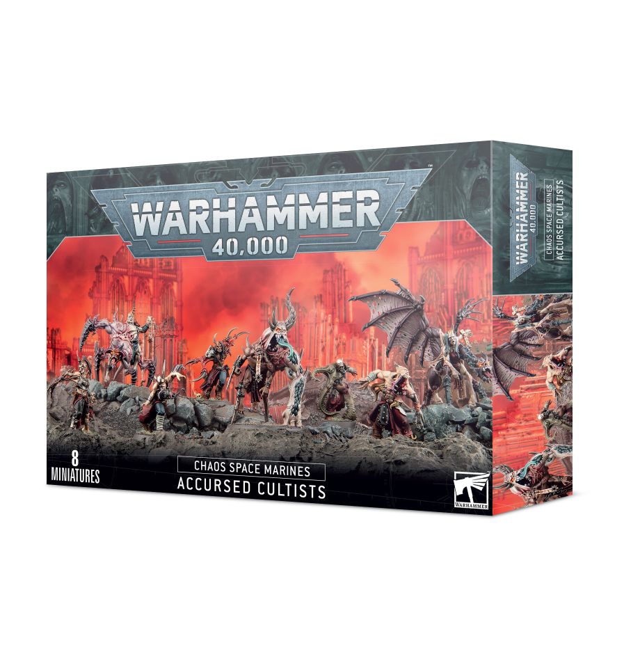 CHAOS SPACE MARINES: ACCURSED CULTISTS warhammer 40,000 40kWarhammer 40,000 - Chaos Space Marines - Accursed Cultists | Clutch Gaming