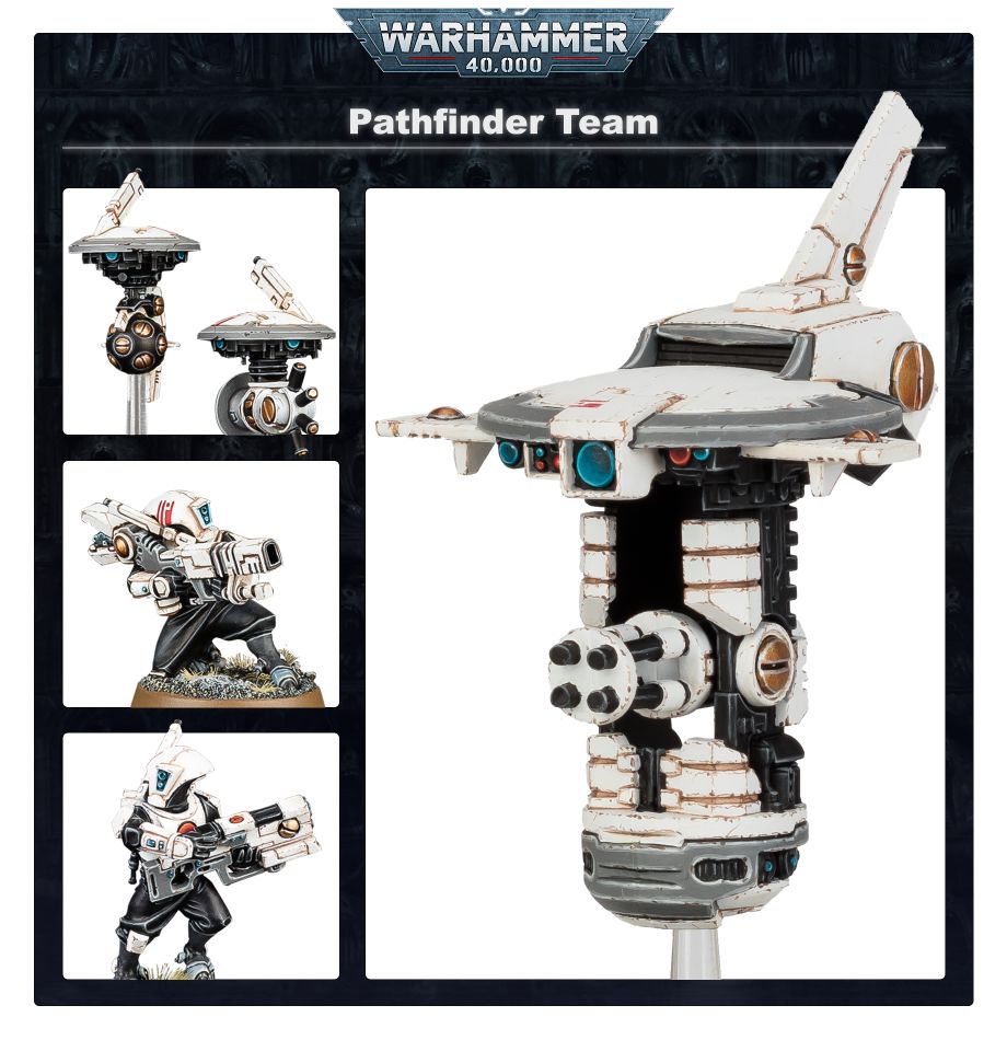 Warhammer 40,000 - T'au Empire - Pathfinder Team | Clutch Gaming