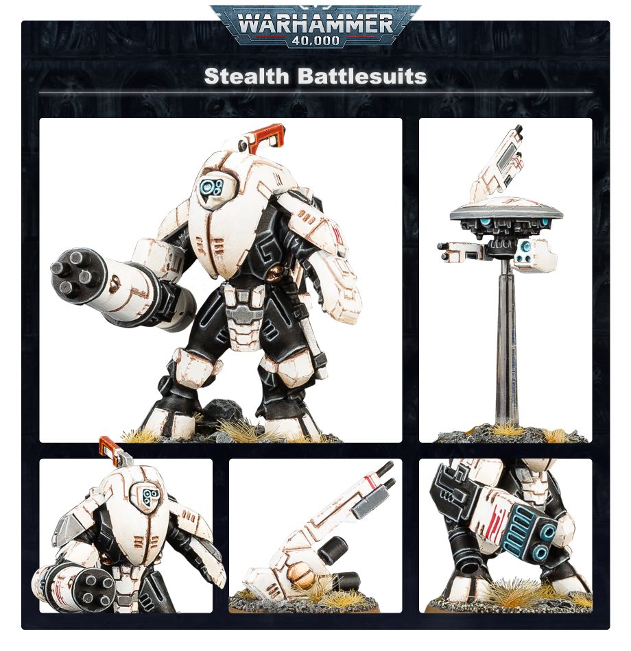 Warhammer: 40k - T'au Empire - Stealth Battlesuits | Clutch Gaming