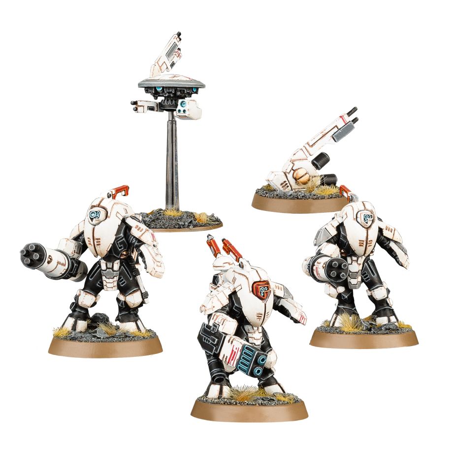 Warhammer: 40k - T'au Empire - Stealth Battlesuits | Clutch Gaming