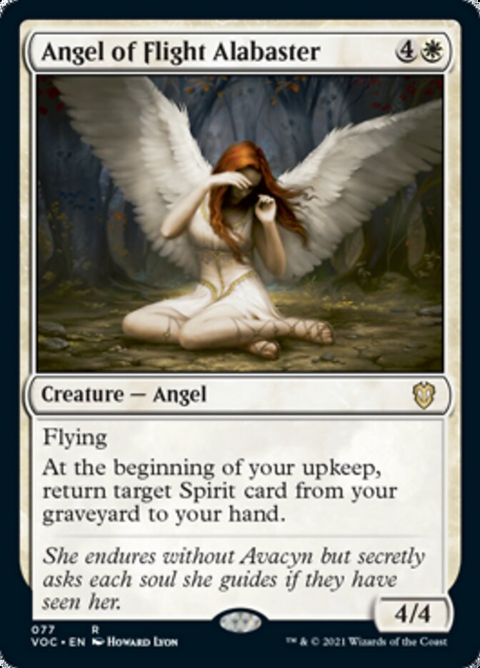 Angel of Flight Alabaster [Innistrad: Crimson Vow Commander] | Clutch Gaming