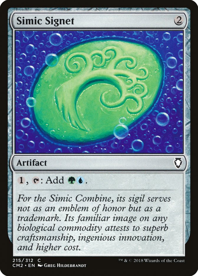 Simic Signet (215/312) [Commander Anthology Volume II] | Clutch Gaming