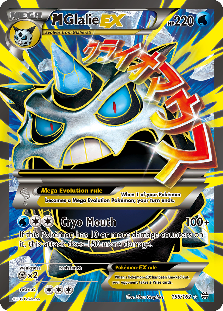 M Glalie EX (156/162) [XY: BREAKthrough] | Clutch Gaming