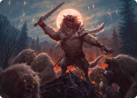 Tovolar, the Midnight Scourge 1 Art Card [Innistrad: Midnight Hunt Art Series] | Clutch Gaming