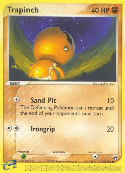 Trapinch (82/100) [EX: Sandstorm] | Clutch Gaming