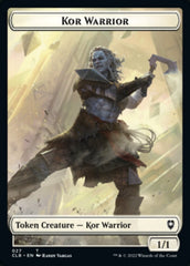 Kor Warrior // Shapeshifter (023) Double-Sided Token [Commander Legends: Battle for Baldur's Gate Tokens] | Clutch Gaming