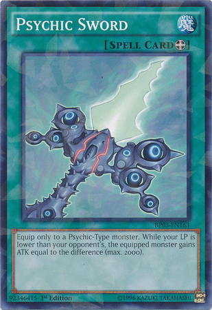 Psychic Sword [BP03-EN163] Shatterfoil Rare | Clutch Gaming