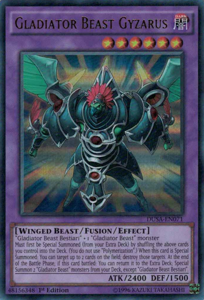 Gladiator Beast Gyzarus [DUSA-EN071] Ultra Rare | Clutch Gaming