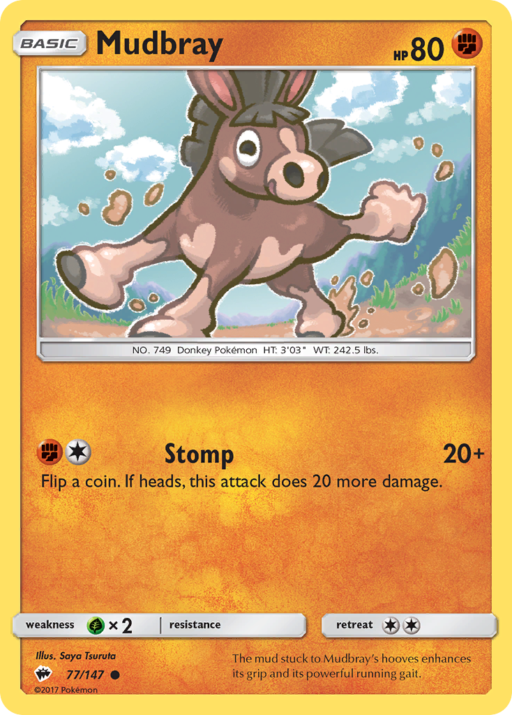 Mudbray (77/147) [Sun & Moon: Burning Shadows] | Clutch Gaming