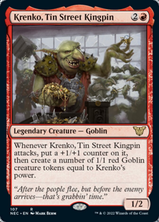 Krenko, Tin Street Kingpin [Kamigawa: Neon Dynasty Commander] | Clutch Gaming