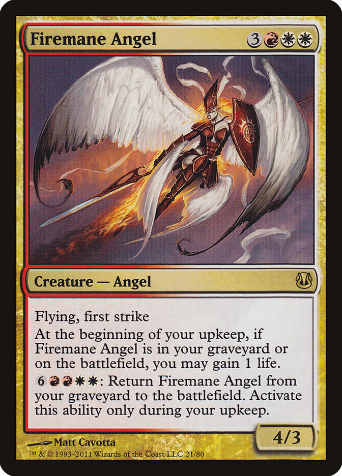 Firemane Angel [Duel Decks: Ajani vs. Nicol Bolas] | Clutch Gaming