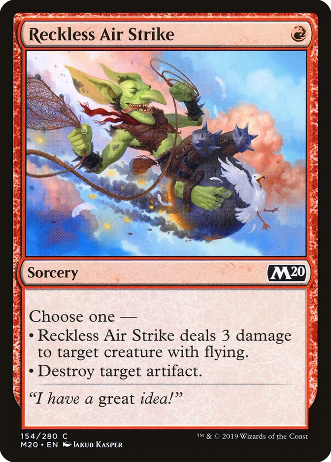 Reckless Air Strike [Core Set 2020] | Clutch Gaming