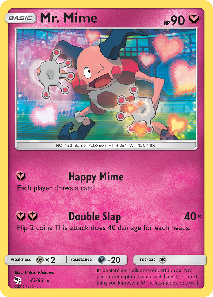 Mr. Mime (43/68) [Sun & Moon: Hidden Fates] | Clutch Gaming