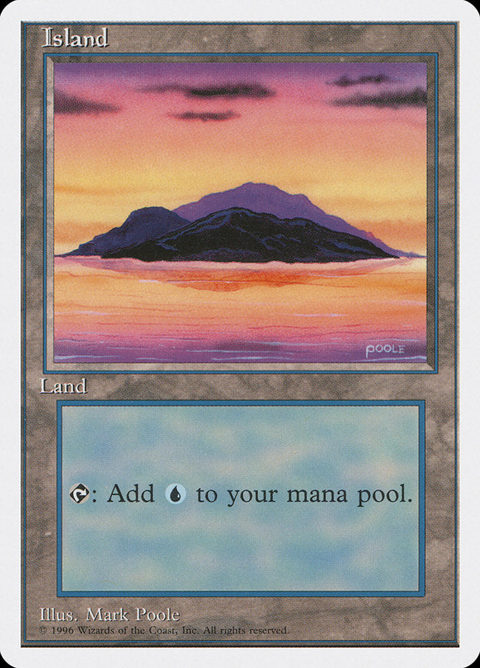 Island (Dark Clouds, Signature on Bottom Right) [Introductory Two-Player Set] | Clutch Gaming