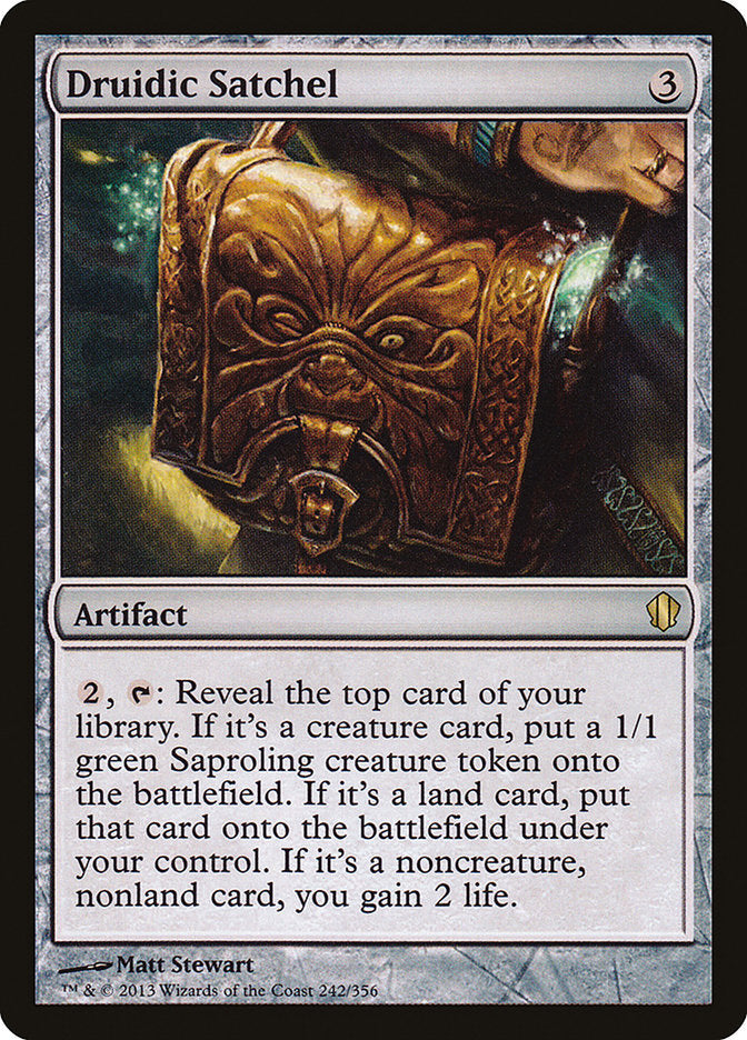 Druidic Satchel [Commander 2013] | Clutch Gaming