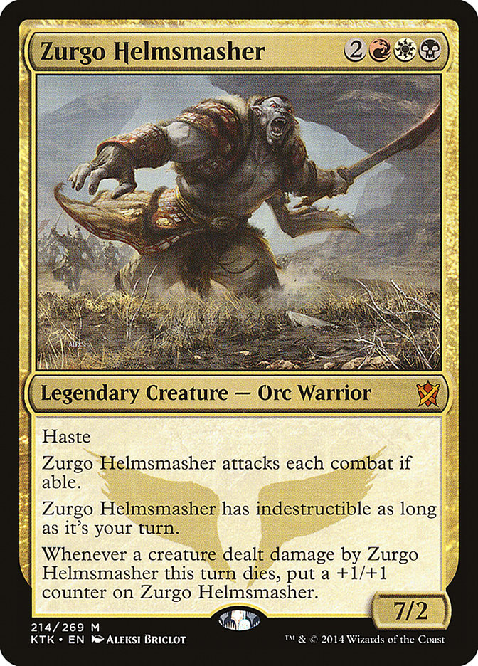 Zurgo Helmsmasher [Khans of Tarkir] | Clutch Gaming