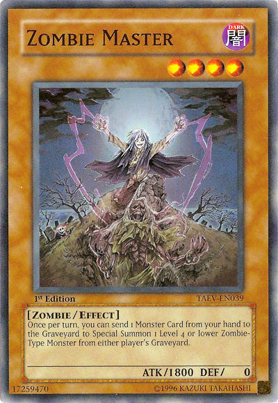 Zombie Master [TAEV-EN039] Super Rare | Clutch Gaming