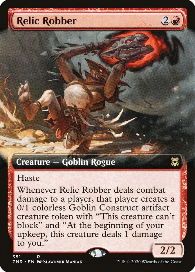 Relic Robber (Extended Art) [Zendikar Rising] | Clutch Gaming