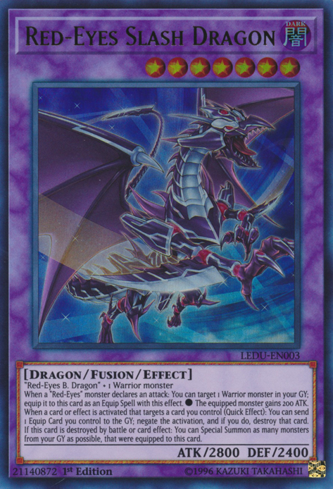 Red-Eyes Slash Dragon [LEDU-EN003] Ultra Rare | Clutch Gaming