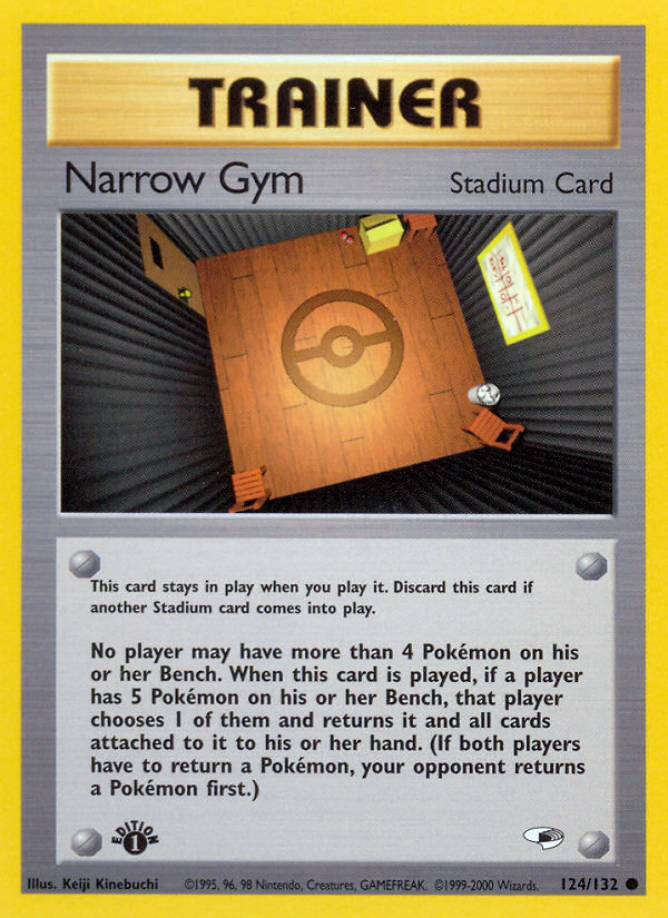 Narrow Gym (124/132) [Gym Heroes 1st Edition] | Clutch Gaming