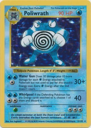 Poliwrath (13/102) [Base Set Shadowless Unlimited] | Clutch Gaming