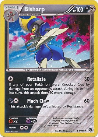 Bisharp (64/114) (Cosmos Holo) [XY: Steam Siege] | Clutch Gaming