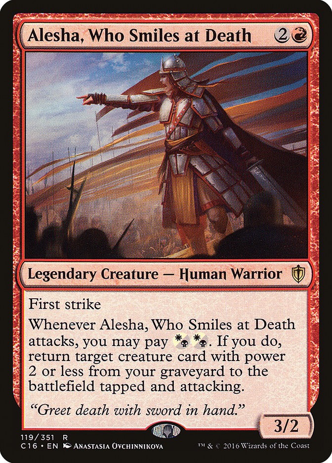 Alesha, Who Smiles at Death [Commander 2016] | Clutch Gaming