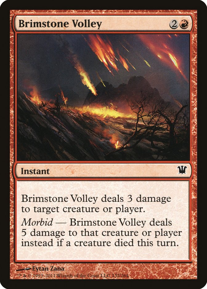 Brimstone Volley [Innistrad] | Clutch Gaming