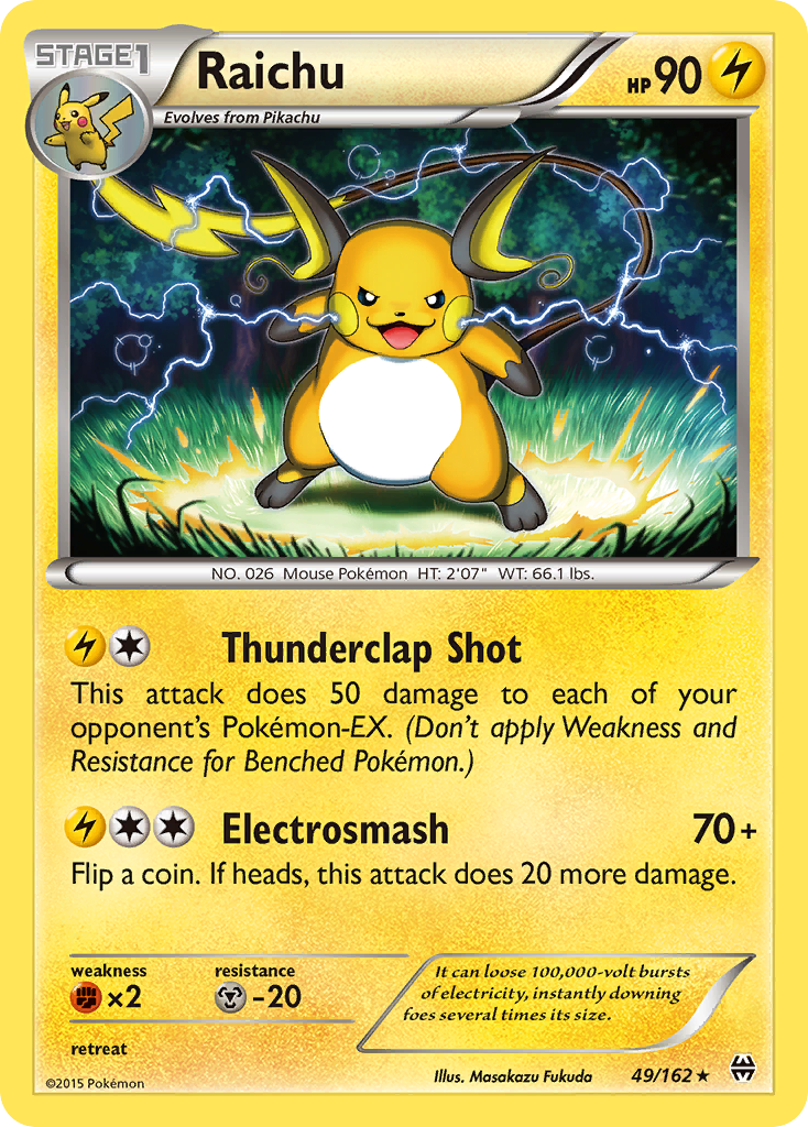 Raichu (49/162) [XY: BREAKthrough] | Clutch Gaming