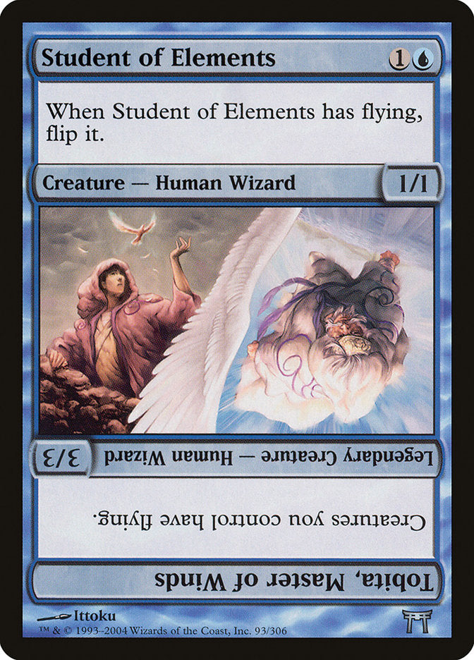 Student of Elements // Tobita, Master of Winds [Champions of Kamigawa] | Clutch Gaming