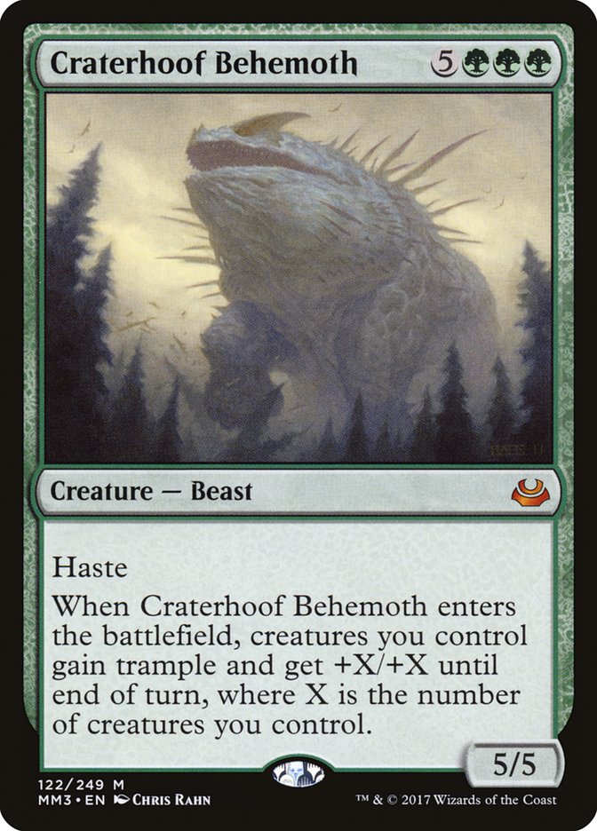 Craterhoof Behemoth [Modern Masters 2017] | Clutch Gaming