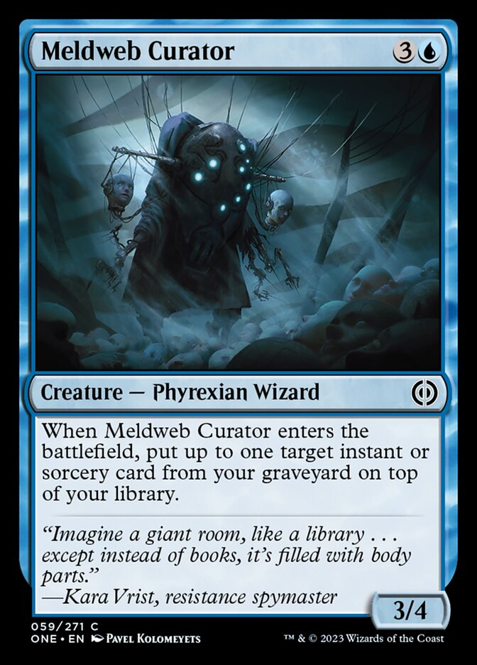 Meldweb Curator [Phyrexia: All Will Be One] | Clutch Gaming