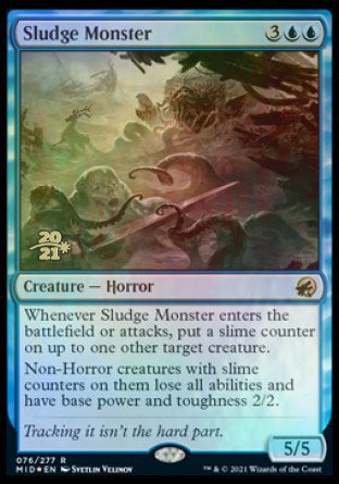 Sludge Monster [Innistrad: Midnight Hunt Prerelease Promos] | Clutch Gaming