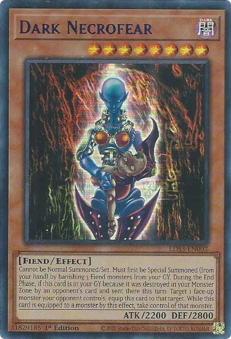 Dark Necrofear (Blue) [LDS3-EN002] Ultra Rare | Clutch Gaming