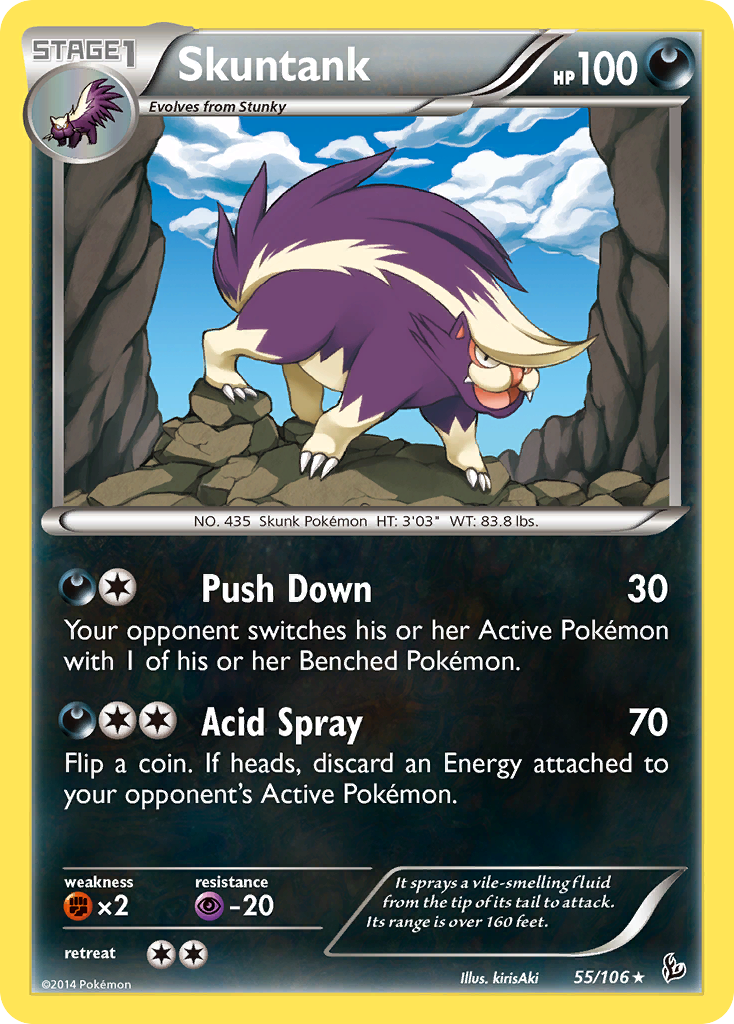 Skuntank (55/106) [XY: Flashfire] | Clutch Gaming