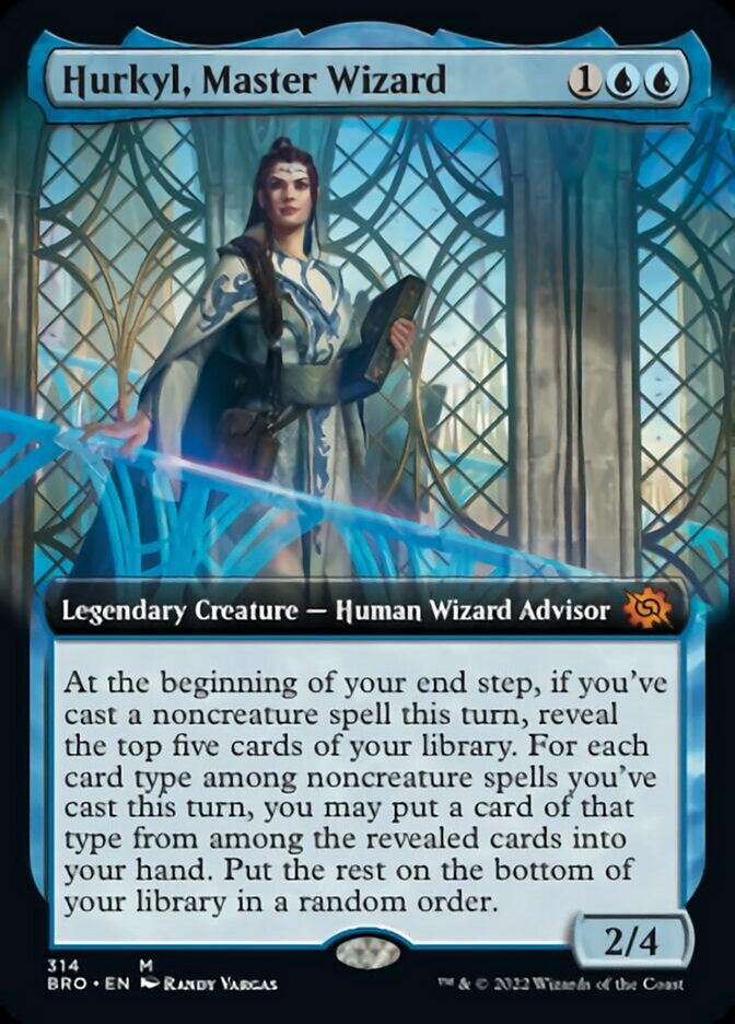 Hurkyl, Master Wizard (Extended Art) [The Brothers' War] | Clutch Gaming