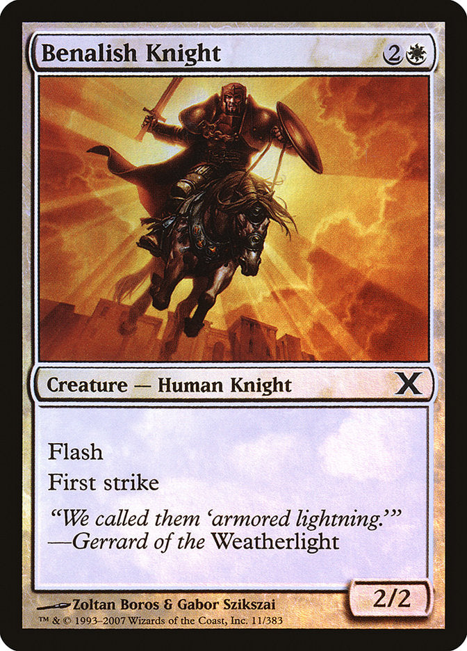 Benalish Knight (Premium Foil) [Tenth Edition] | Clutch Gaming