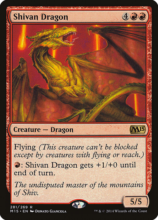 Shivan Dragon [Magic 2015] | Clutch Gaming