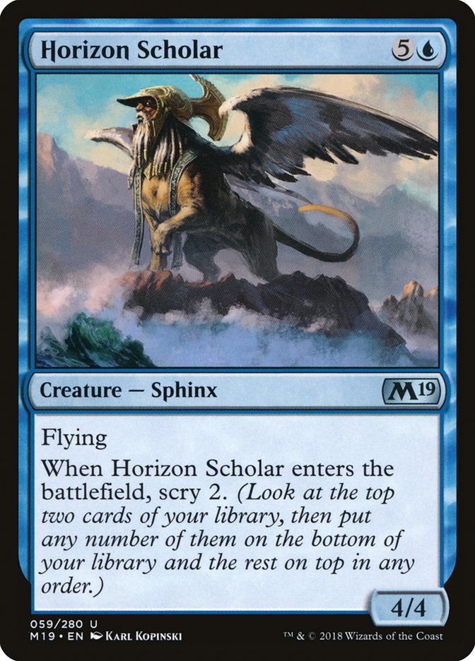 Horizon Scholar [Core Set 2019] | Clutch Gaming