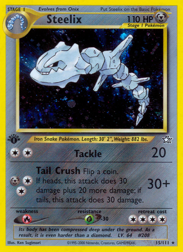 Steelix (15/111) [Neo Genesis 1st Edition] | Clutch Gaming