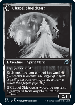 Chaplain of Alms // Chapel Shieldgeist [Innistrad: Double Feature] | Clutch Gaming