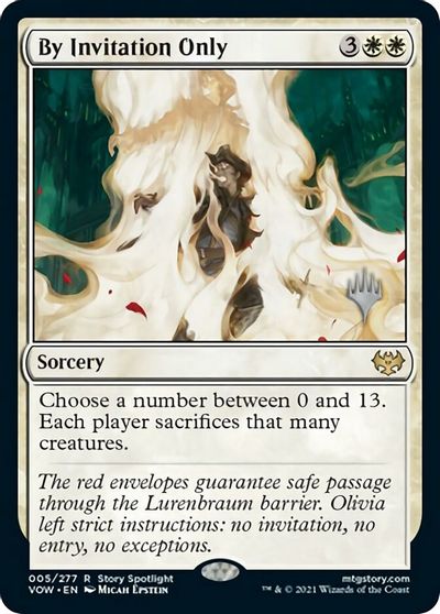 By Invitation Only (Promo Pack) [Innistrad: Crimson Vow Promos] | Clutch Gaming