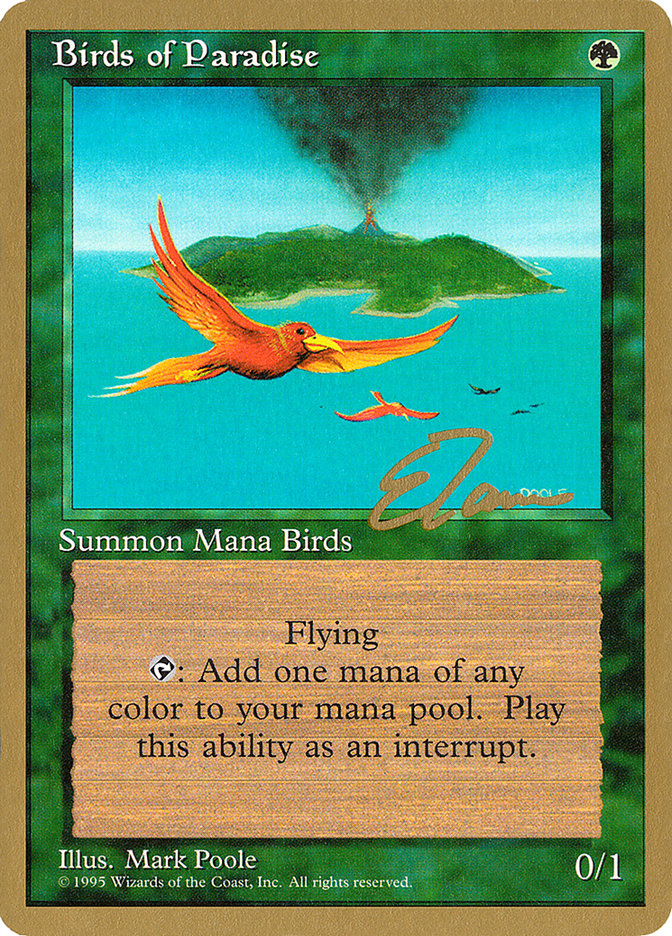 Birds of Paradise (Eric Tam) [Pro Tour Collector Set] | Clutch Gaming